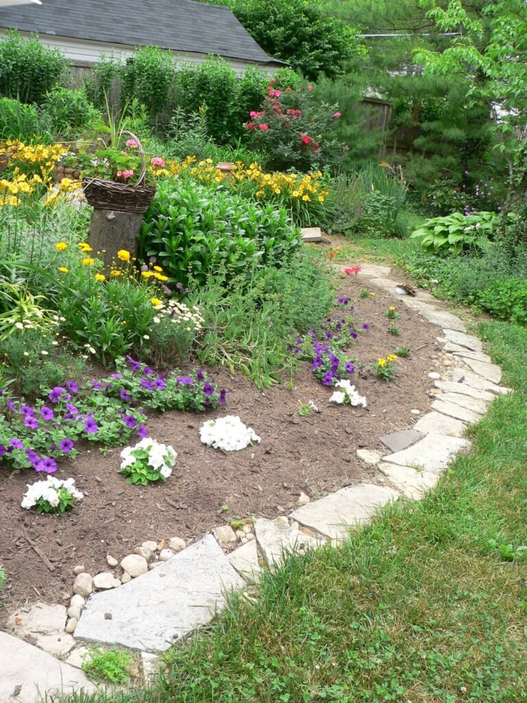 small front yard wildflower garden